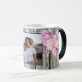 Schönes rosa Foto mit Kirschblüten Verwandlungstasse (VorderseiteRechts)