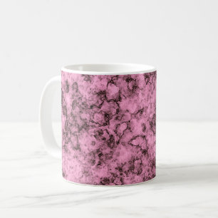 Schönes rosa, helles Marmor dunkle Adern Kaffeetasse