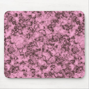 Schönes rosa, helles Marmor dunkle Adern Mousepad