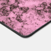 Schönes rosa, helles Marmor dunkle Adern Schreibtischunterlage (Ecke)