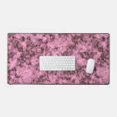 Schönes rosa, helles Marmor dunkle Adern Schreibtischunterlage (Tastatur & Maus)