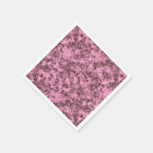 Schönes rosa, helles Marmor dunkle Adern Serviette (Ecke)