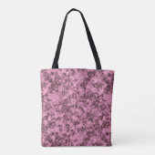 Schönes rosa, helles Marmor dunkle Adern Tasche (Rückseite)