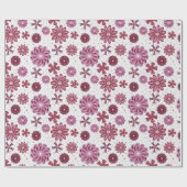 Schönes rosa Mandala nahtloses Muster Geschenkpapier (Flach)