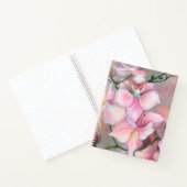 Schönes rosa Orchid-Blume-Notebook Notizblock (Innenseite)