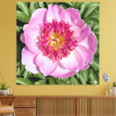 Schönes rosa Pinien auf der Leinwand. Leinwanddruck (Insitu (Wohnzimmer))