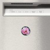 Schönes rosa Rose Magnet (In Situ (Geschirrspüler))