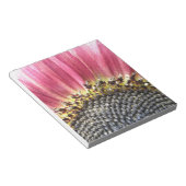 Schönes rosa Sonnenblumen Notepad Notizblock (angewinkelt)