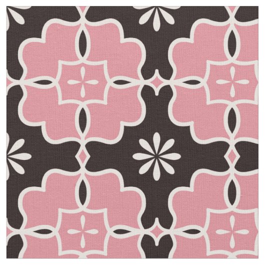 Schönes rosa und braun bläsernes Muster ohne Naht Stoff (Nahaufnahme)