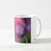 Schönes Rosa und Lila Mohn Kaffeetasse (VorderseiteRechts)