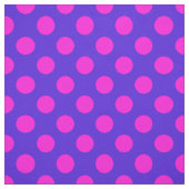 Schönes rosa und Lila Polka Dot Pattern Stoff (Muster)
