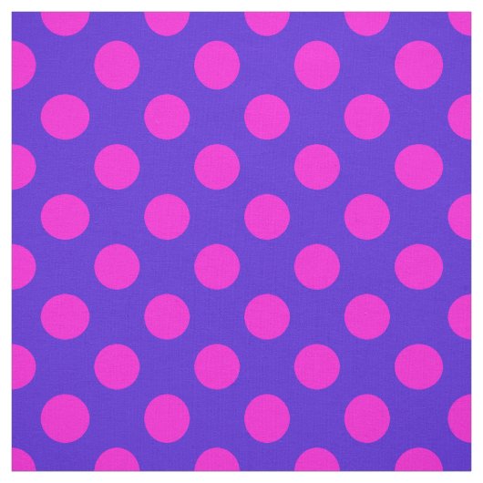 Schönes rosa und Lila Polka Dot Pattern Stoff (Muster)