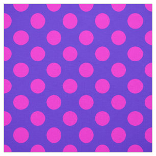 Schönes rosa und lila Punkte-Muster Stoff