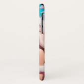 Schönes rosa Weihnachtsmädchen 01 Case-Mate iPhone Hülle (Hinten/Links)