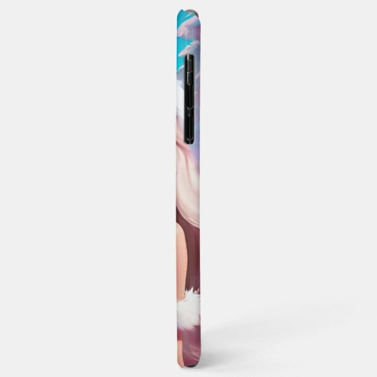 Schönes rosa Weihnachtsmädchen 01 Case-Mate iPhone Hülle (Hinten/Links)