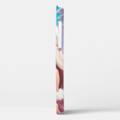 Schönes rosa Weihnachtsmädchen 01 Case-Mate iPhone Hülle (Rückseite / Links)