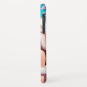 Schönes rosa Weihnachtsmädchen 01 Case-Mate iPhone Hülle (Hinten/Links)