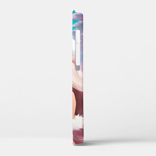 Schönes rosa Weihnachtsmädchen 01 Case-Mate iPhone Hülle (Rückseite / Links)