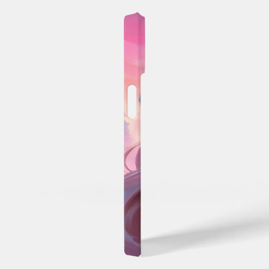 Schönes rosa Weihnachtsmädchen 01 Case-Mate iPhone Hülle (Rückseite / Rechts)