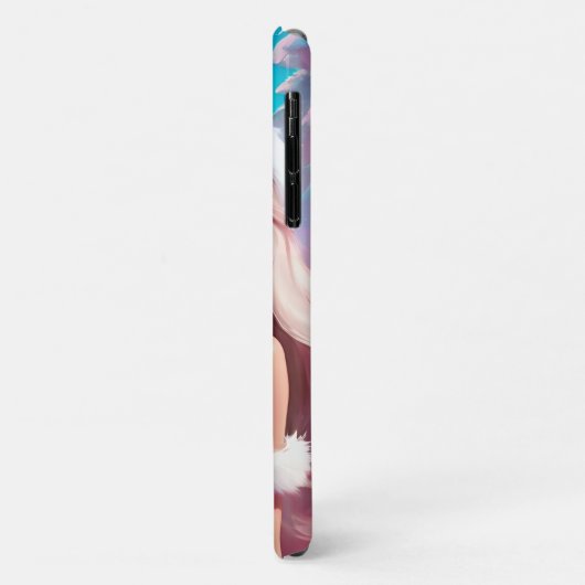 Schönes rosa Weihnachtsmädchen 01 Case-Mate iPhone Hülle (Hinten/Links)