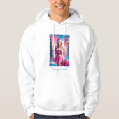 Schönes rosa Weihnachtsmädchen 01 Hoodie (Vorderseite)