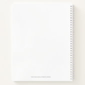 Schönes rosa Weihnachtsmädchen 01 Notizblock (Rückseite)