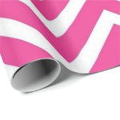 Schönes rosa Zickzackpapier Geschenkpapier (Rolleneckpunkt)
