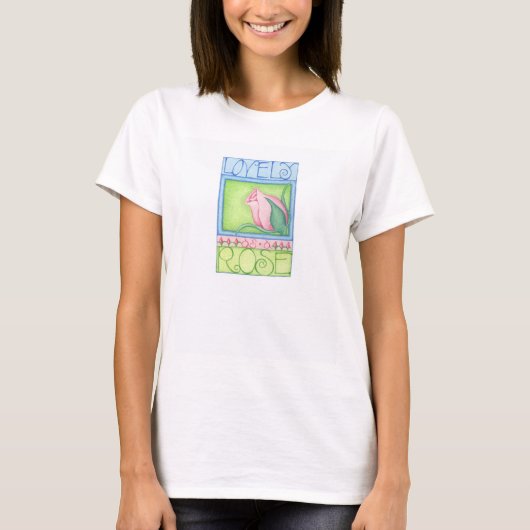 Schönes Rose-Hemd T-Shirt (Vorderseite)