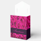 Schönes Rosenmonogramm Geschenkschachtel (Geöffnet)