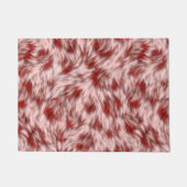 Schönes Rot-Rosa-Abstraktes Design Badematte Fußmatte (Vorderseite)
