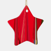 Schönes rotes Design Keramik Ornament (Rechts)