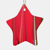 Schönes rotes Design Keramik Ornament (Links)