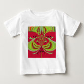 Schönes rotes gelbes Design. Inspirationsvektorco Baby T-shirt (Vorderseite)