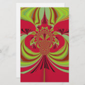 Schönes rotes gelbes Design. Inspirationsvektorco Briefpapier (Vorne/Hinten)