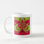 Schönes rotes gelbes Design. Inspirationsvektorco Kaffeetasse (Links)