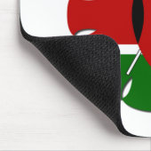 Schönes Round Kenyan Motif: Ein nationales Symbol Mousepad (Ecke)