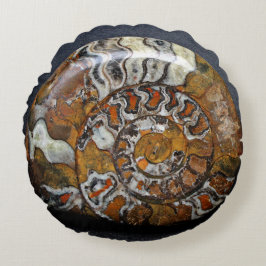 Schönes rundes Schnecke-Muschelthrow-Kissen Kissen