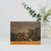 Schönes Running Palomino im Sonnenuntergang Postkarte (Stehend Vorderseite)