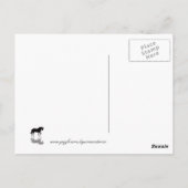 Schönes Running Palomino im Sonnenuntergang Postkarte (Rückseite)