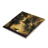 Schönes Running Ross Art Tile Fliese (Seite)