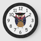 Schönes, rustikales Gewächshaus Große Wanduhr (Vorderseite)