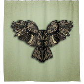 Schönes rustikales Schaf Duschvorhang (Vorderseite)