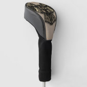 Schönes rustikales Schaf Golf Headcover (angewinkelt)