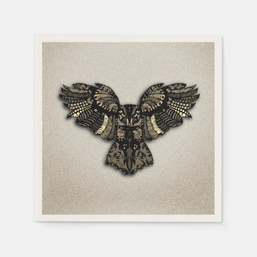 Schönes rustikales Schaf Serviette (Vorderseite)