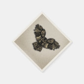 Schönes rustikales Schaf Serviette (Ecke)