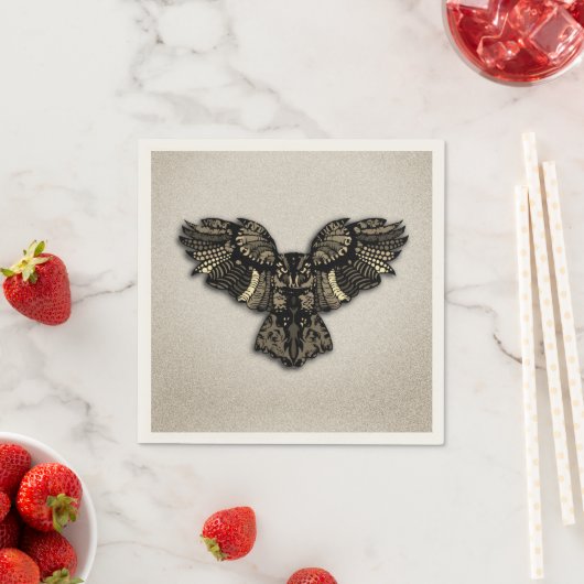 Schönes rustikales Schaf Serviette (Beispiel)