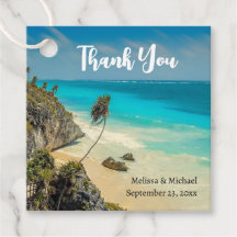 Schönes Sandstrand Tropical Paradise Wedding