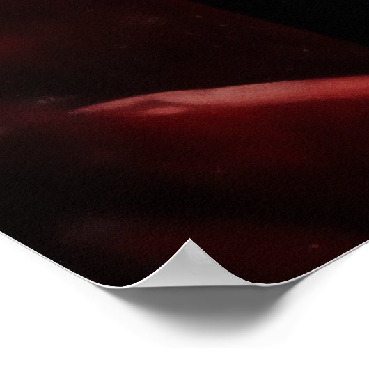 Schönes Santa Portrait Poster (Ecke)