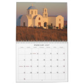 Schönes Santorini Griechenland Kalender (Feb 2027)