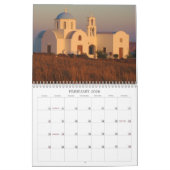 Schönes Santorini Griechenland Kalender (Feb 2026)